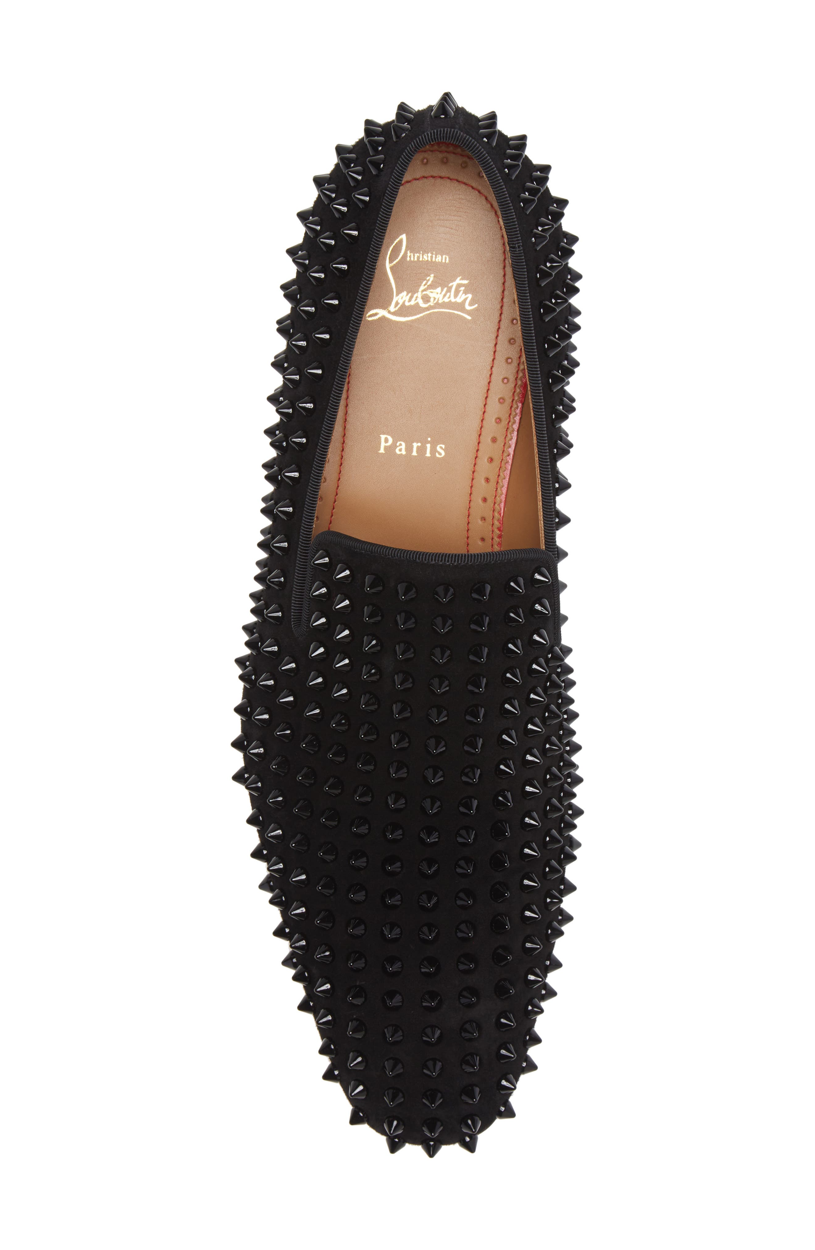 Christian Louboutin Dandelion Spikes Venetian Loafer, Alternate, color, 