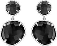 EFFY Sterling Silver Onyx Double Drop Earrings