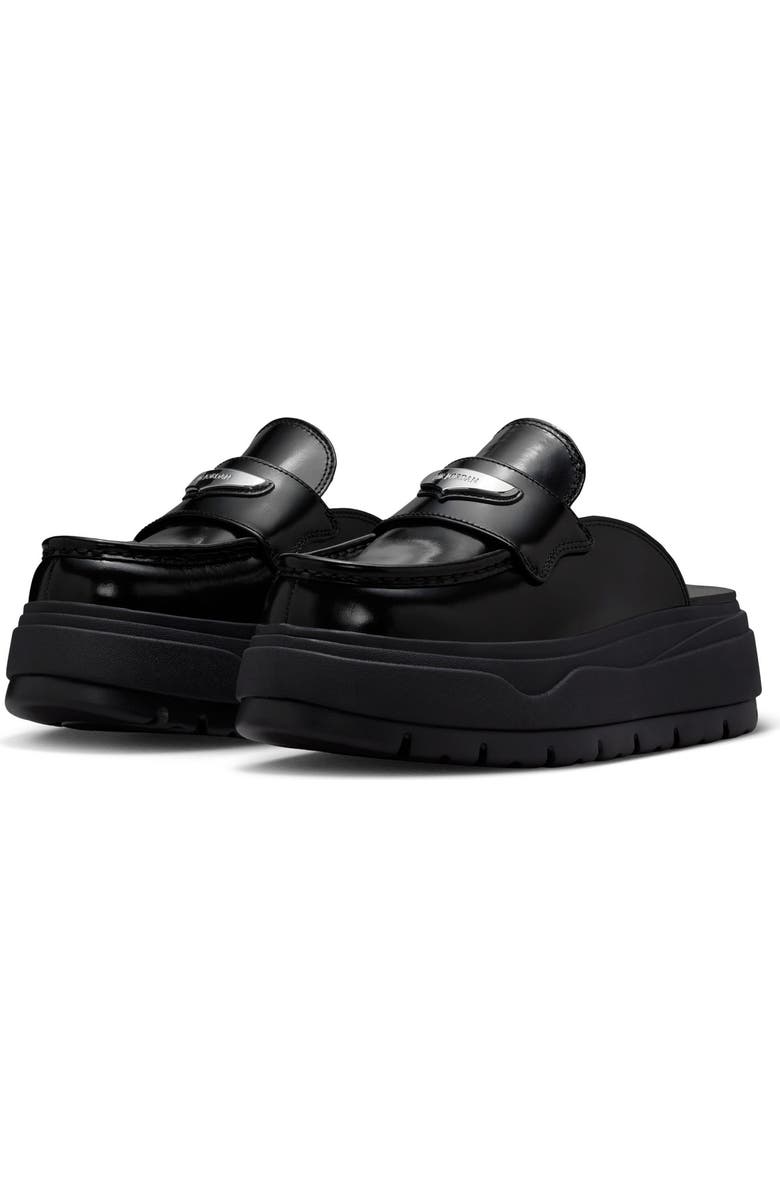Jordan Air Jordan Loafer Mule, Main, color, Black/ Metallic Silver