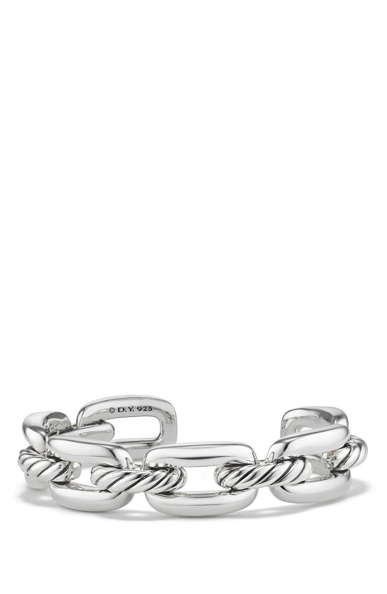 David Yurman Wellesley Chain Link Cuff Bracelet, Main, color, 