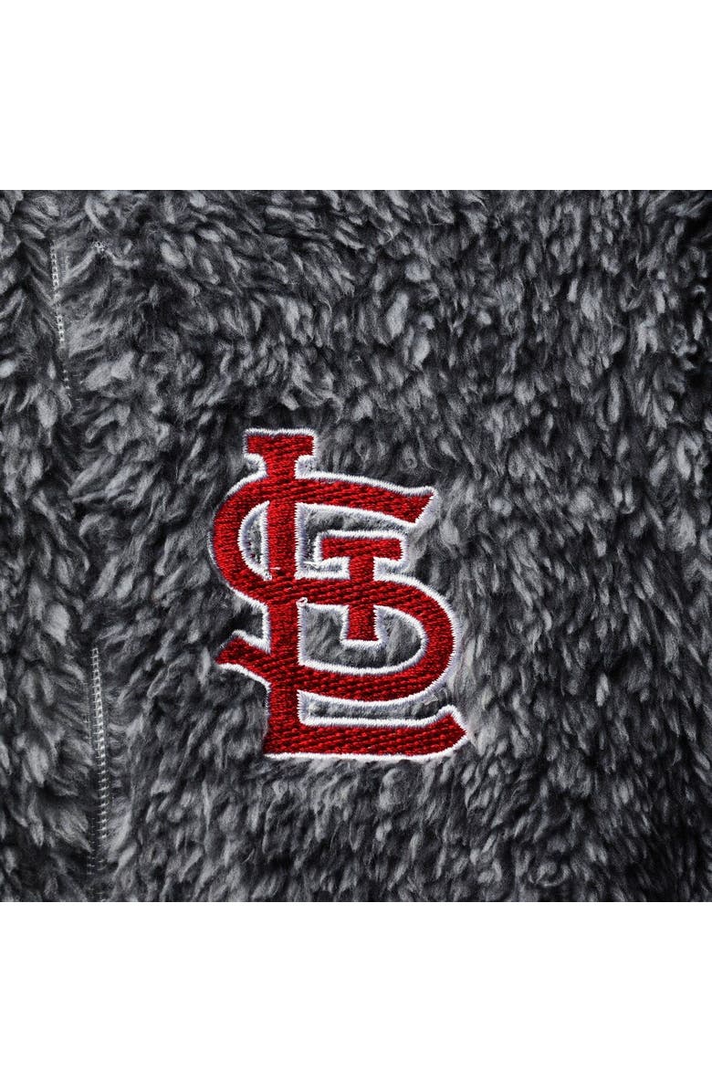 Outerstuff Newborn & Infant Gray St. Louis Cardinals Game Nap Teddy Fleece Bunting Sleeper, Alternate, color, 