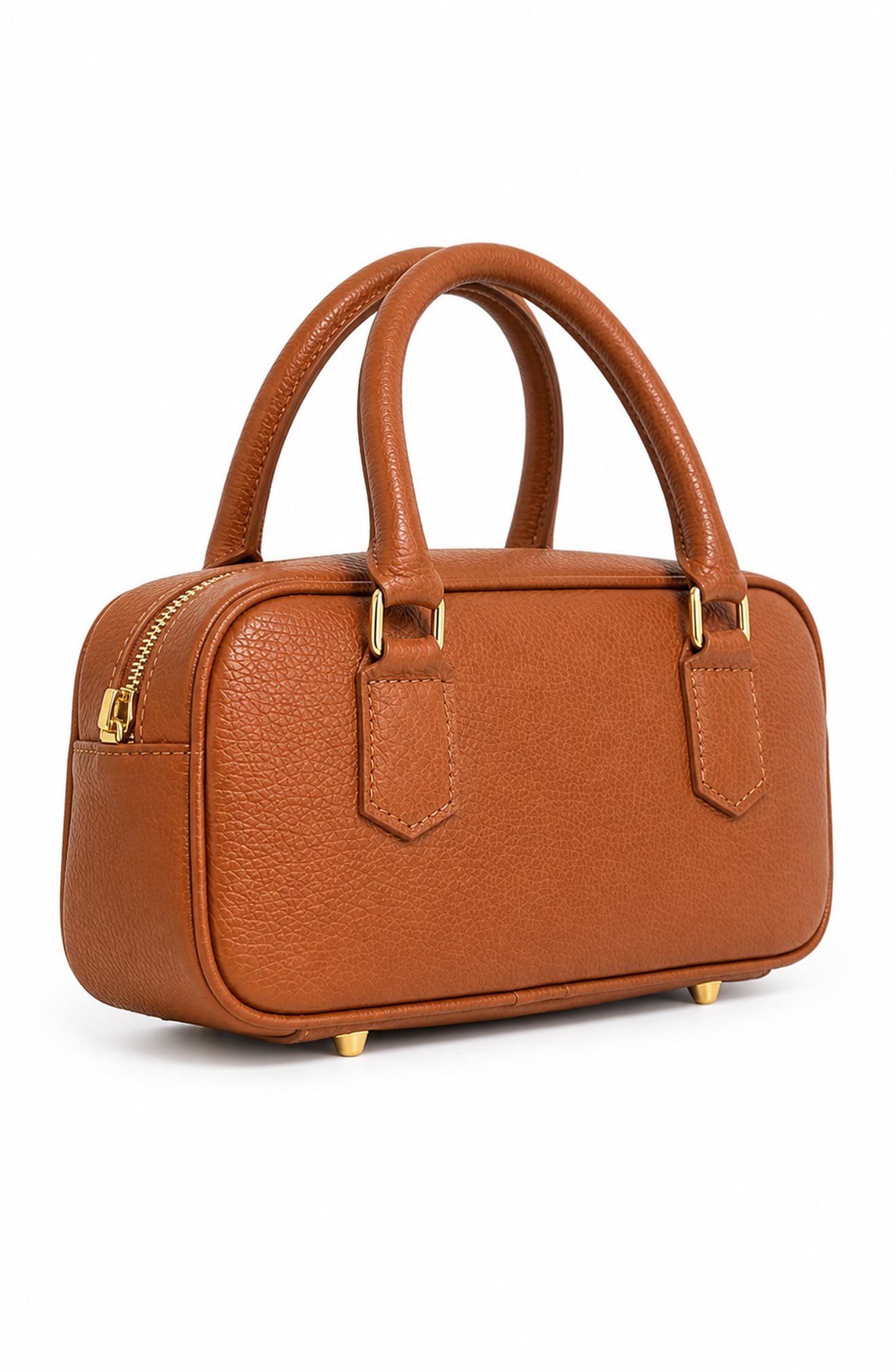 Vittoria East West Leather Shoulder Bag, Alternate, color, BROWN