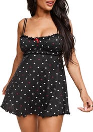 Adore Me Ophylia Babydoll & Hipster Set