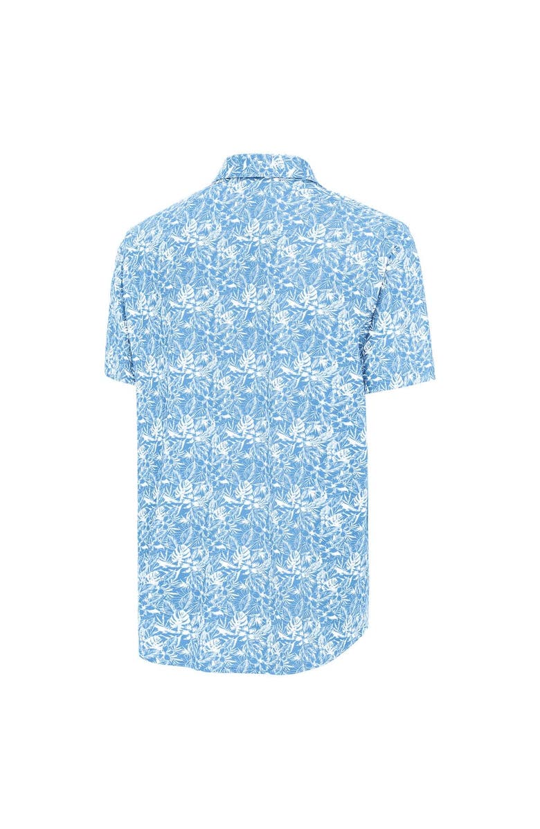 ANTIGUA Men's Antigua Powder Blue Tampa Bay Rays Resort Button-Up Shirt, Alternate, color, Powder Blue
