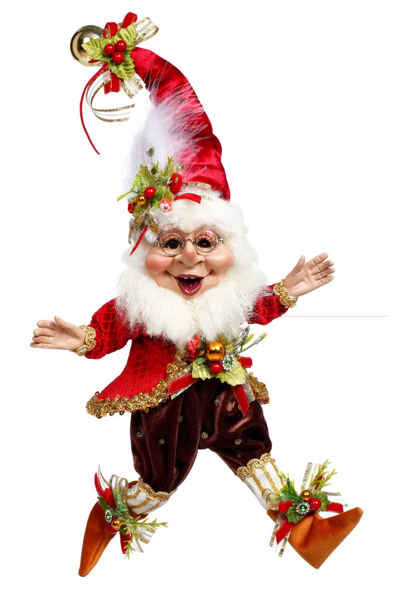Jolly Holly Elf, Small, Main, color, Red