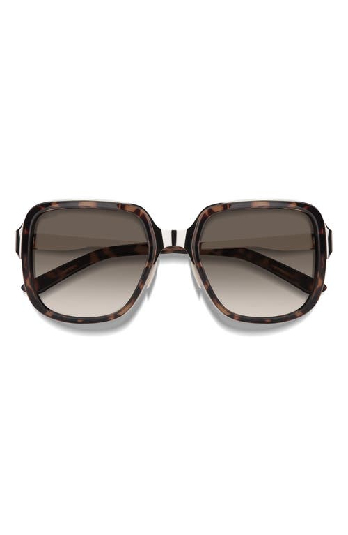 Smith Aveline 55mm Chromapop™ Polarized Square Sunglasses In Brown