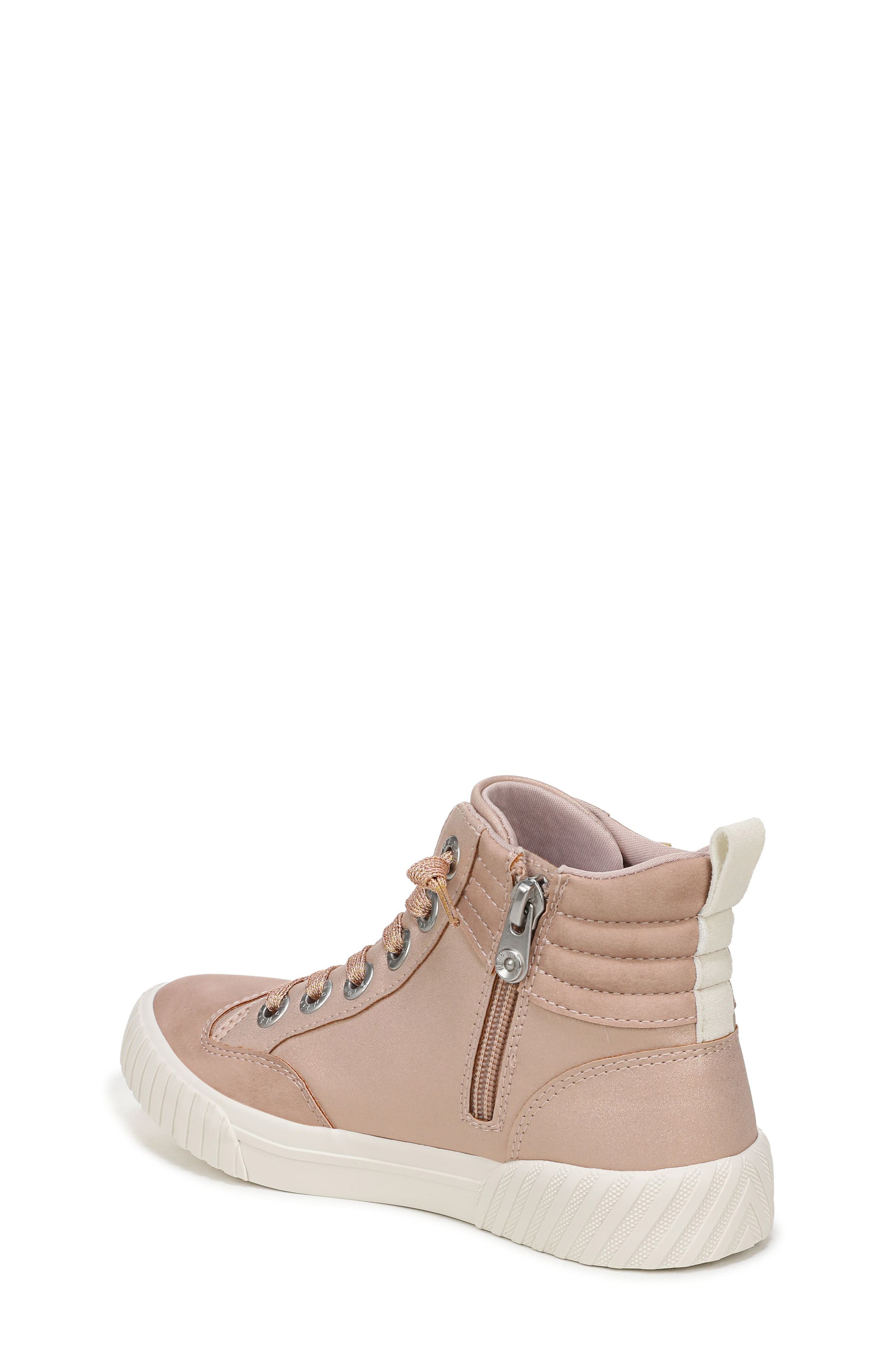 Kids' Wanderland Glitter Star High Top Sneaker, Alternate, color, BLUSH PINK / ROSE GOLD GLITTER
