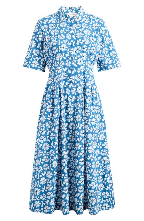Organic Cotton Midi Shirtdress (Regular & Plus)