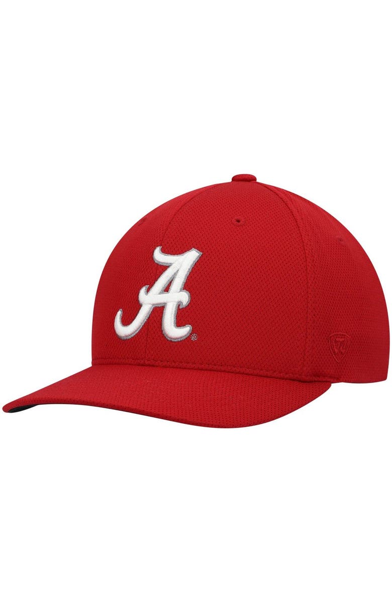 TOP OF THE WORLD Men's Top of the World Crimson Alabama Crimson Tide Reflex Logo Flex Hat, Main, color, Crimson