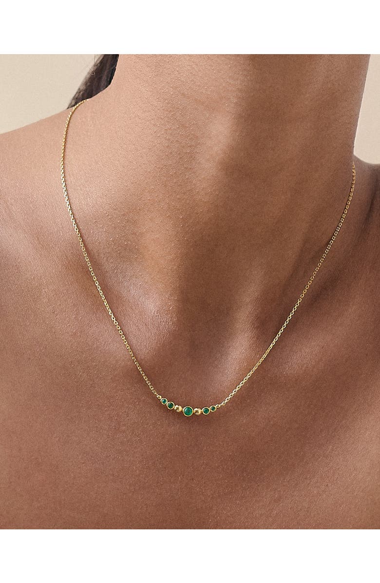 Edge of Ember Serena Green Onyx Necklace, Alternate, color, Green Onyx