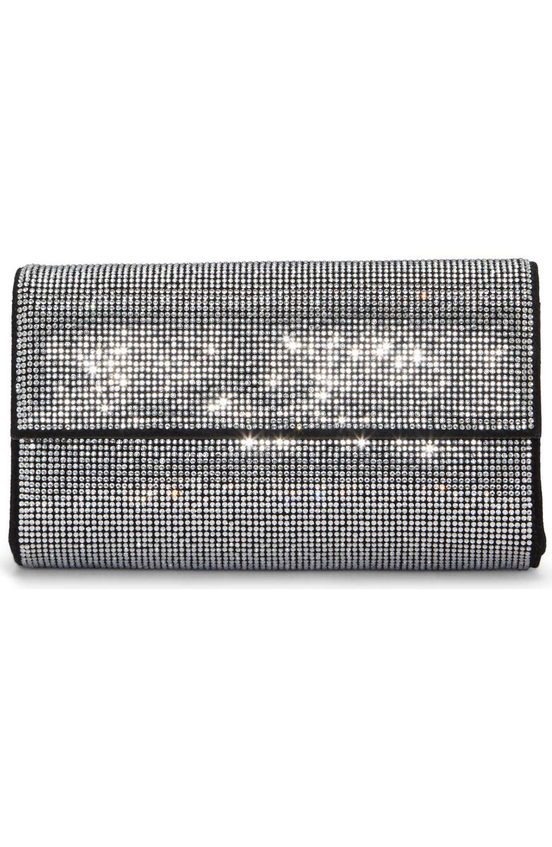 Vince Camuto Katey Embellished Suede Clutch, Main, color,