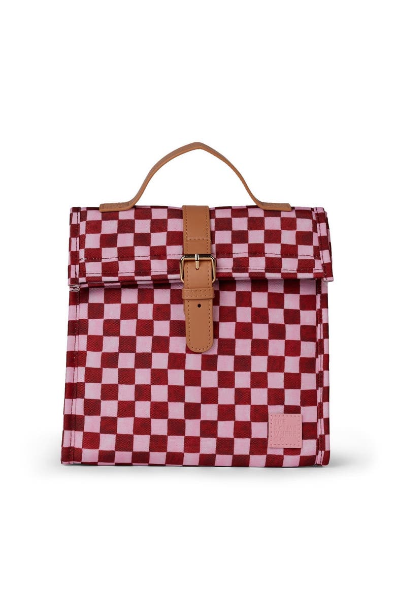 The Somewhere Co Crimson Haze Lunch Satchel, Main, color, Crimson Haze