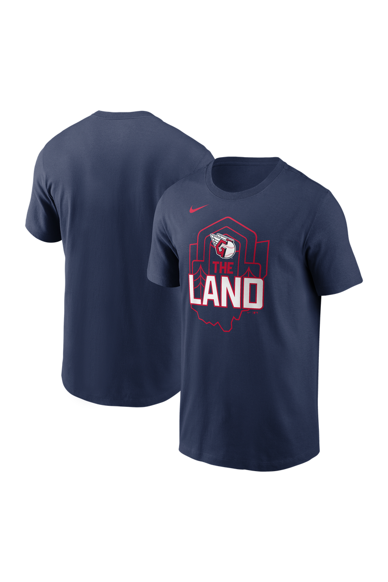 Men's Nike  Navy Cleveland Guardians Local T-Shirt, Main, color, Navy