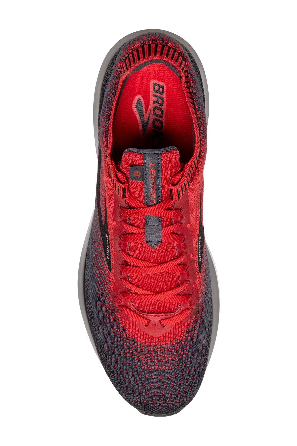 Levitate 2 Running Shoe, Alternate, color, BLACK/ GREY/ RED