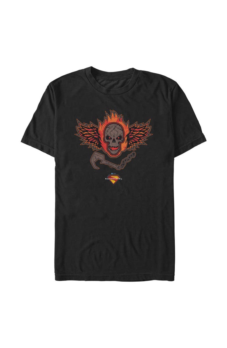 Supergirl Men's Supergirl Ruthless and Feared Logo Graphic T-Shirt, Main, color, Black