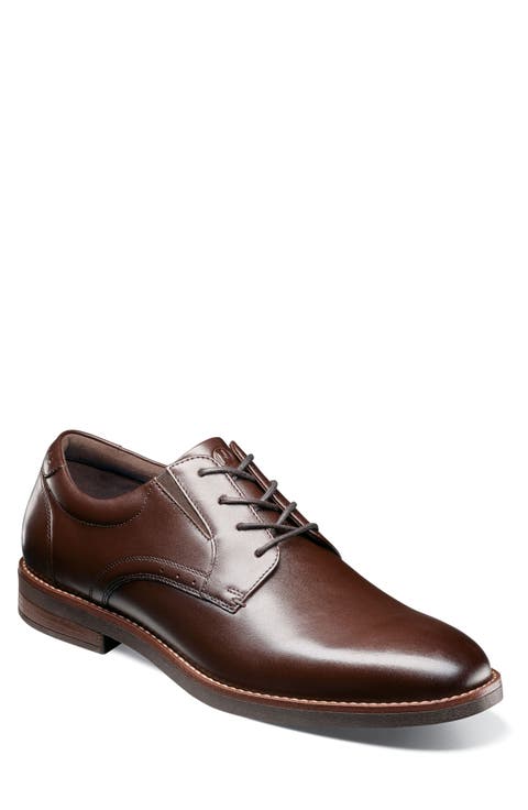 Fitz Flex Leather Plain Toe Oxford