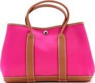 Pre-Owned Hermes Garden Party Tote Toile and Leather 30