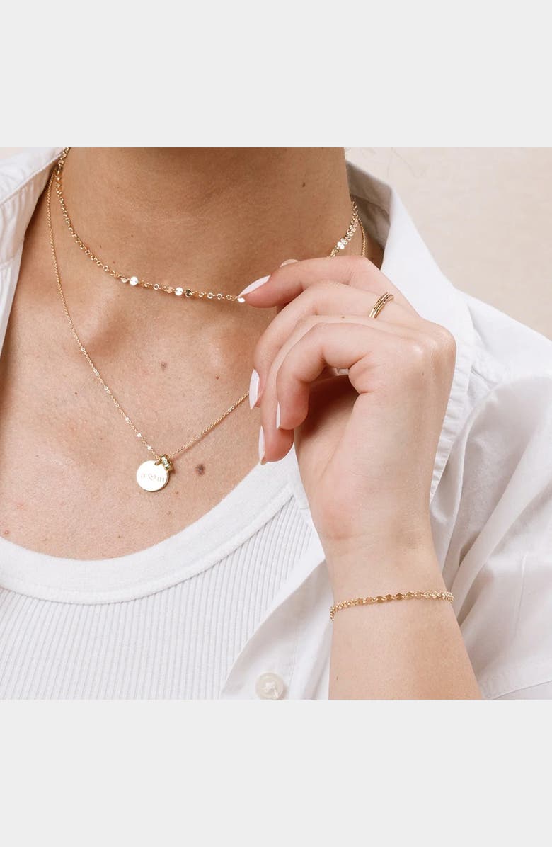 MADE BY MARY Mini Poppy Bracelet, Alternate, color, Gold Filled