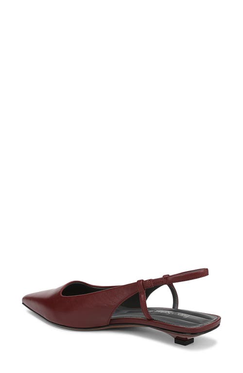 Franco Sarto Palmira Slingback Pointed Toe Pump In Burgundy