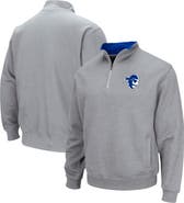 COLOSSEUM Men's Colosseum Heathered Gray Seton Hall Pirates Tortugas Team Logo Quarter-Zip Jacket