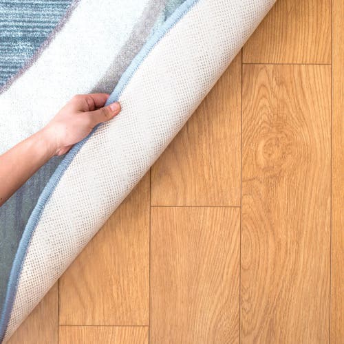 Kaplan Early Learning Company Sense Of Place Highland Stripe Blue Oval Carpet In Blue