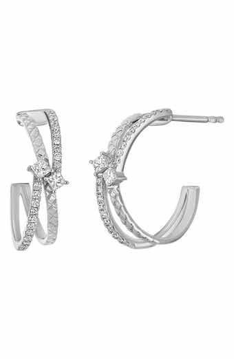Rita Diamond Hoop Earrings