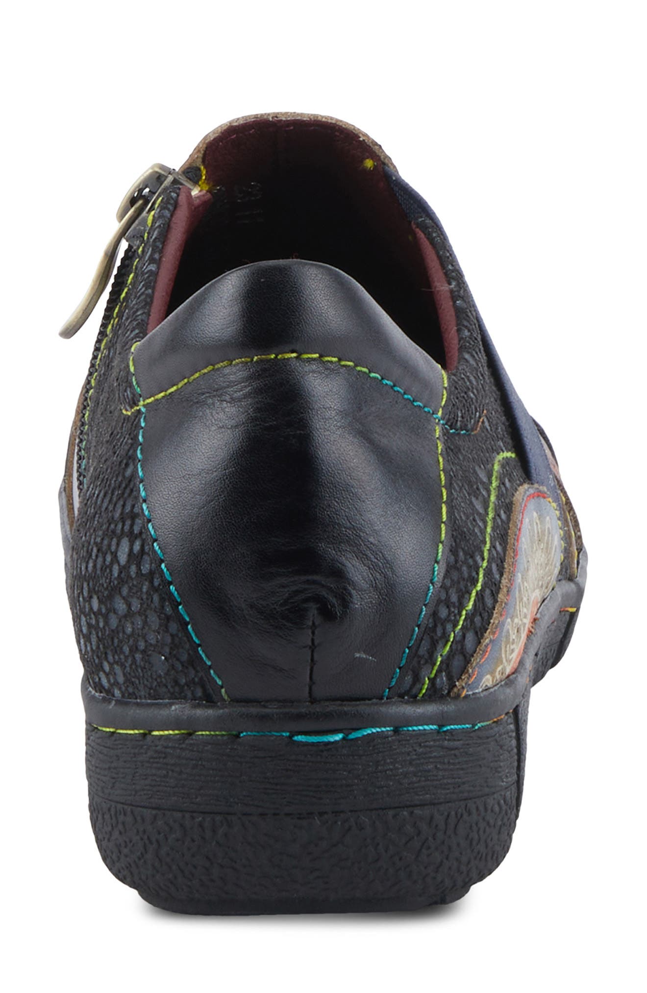 L'Artiste by Spring Step Lata Flat, Alternate, color, Black Multi