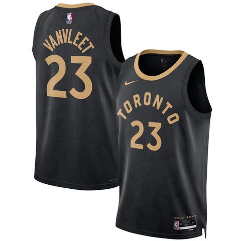 Unisex Nike Fred VanVleet Black Toronto Raptors 2022/23 Swingman Jersey - City Edition