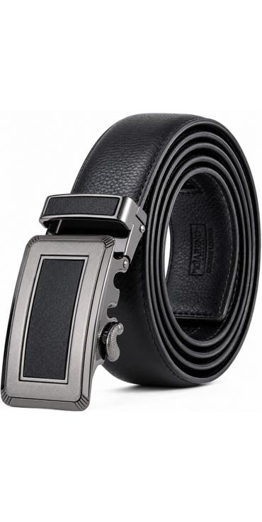 Soft-Flex Genuine Leather Ratchet Belt
