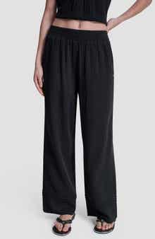 DKNY Jeans Cotton Gauze Pull-On Pants
