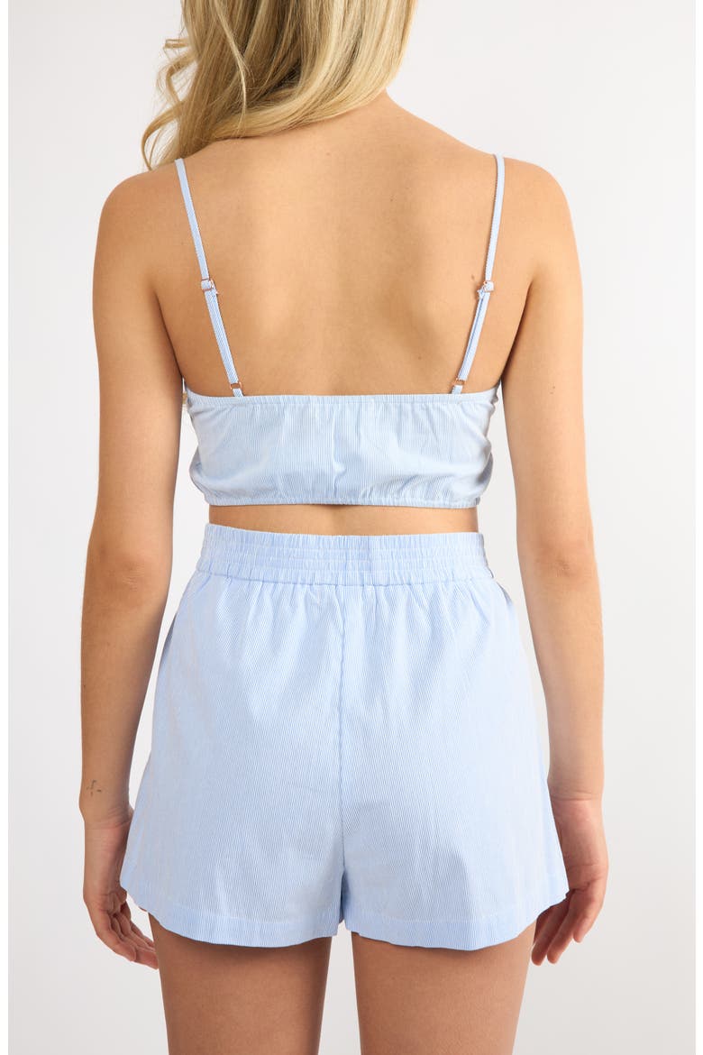 Everyday Stripe Cotton Mini Top, Alternate, color, BLUE STRIPE