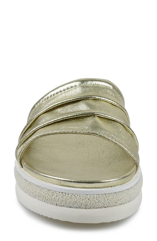 National Comfort Marieller Platform Slide Sandal In Multi