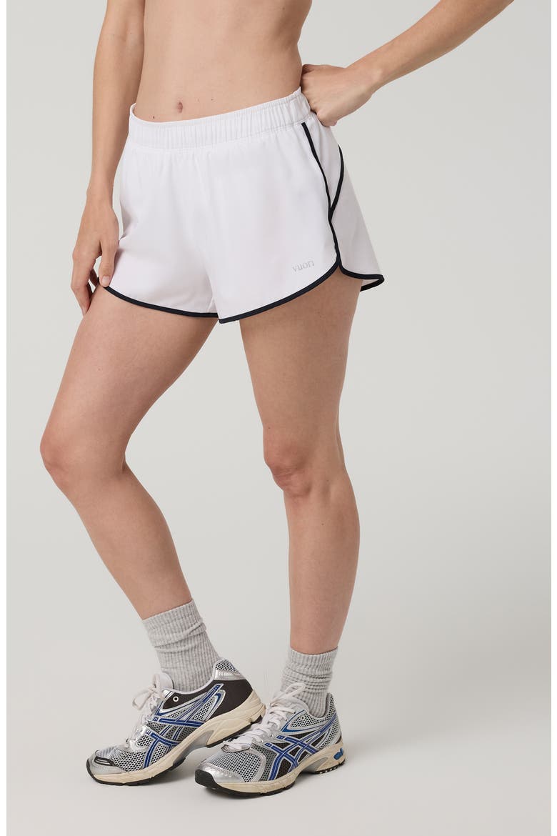 Clementine Retro Shorts, Alternate, color, WHITE