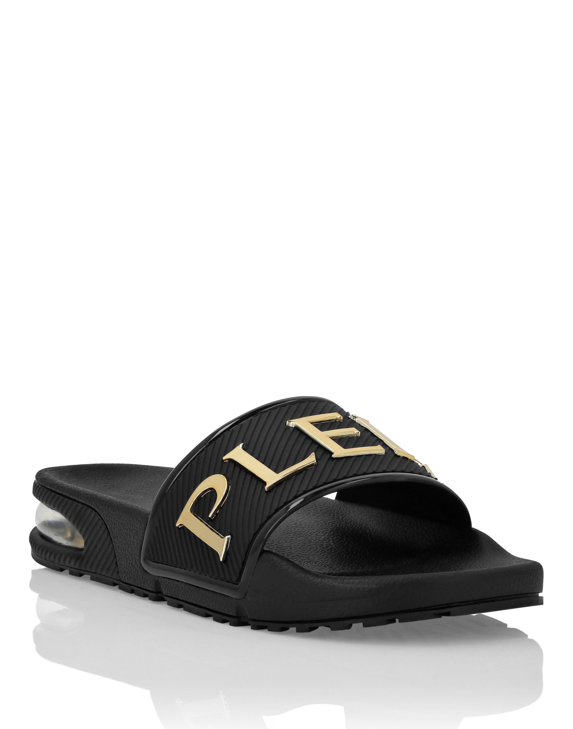 Slides Unisex, Alternate, color, black/black