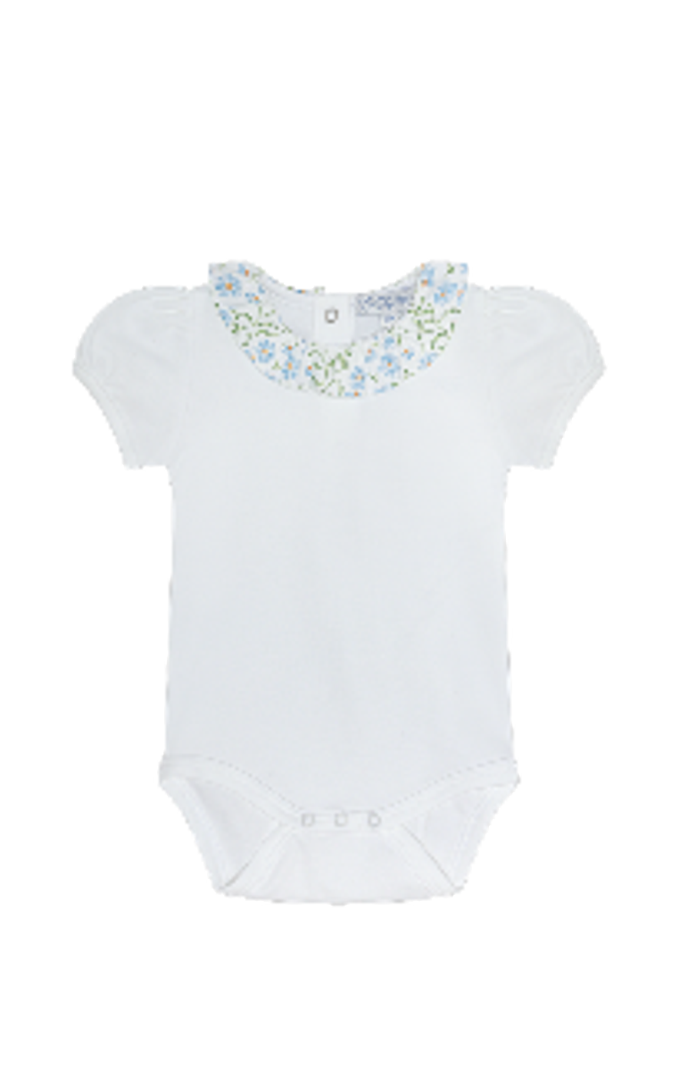 Nellapima Blue Vines Print bodysuit Set - Baby, Alternate, color, Blue