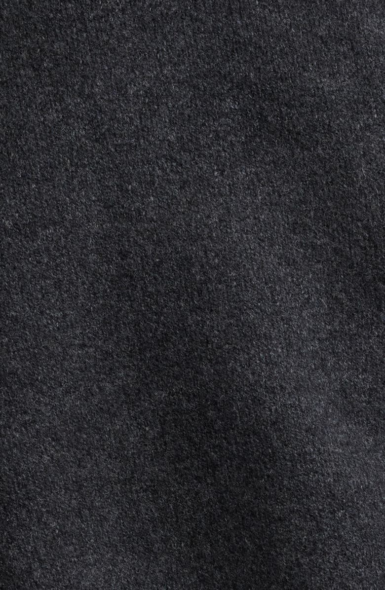 rag & bone Bridget Crewneck Wool Blend Sweater, Alternate, color, Charcoal