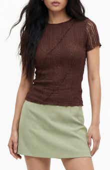 BY DESIGN Gumdrop Textured T-Shirt