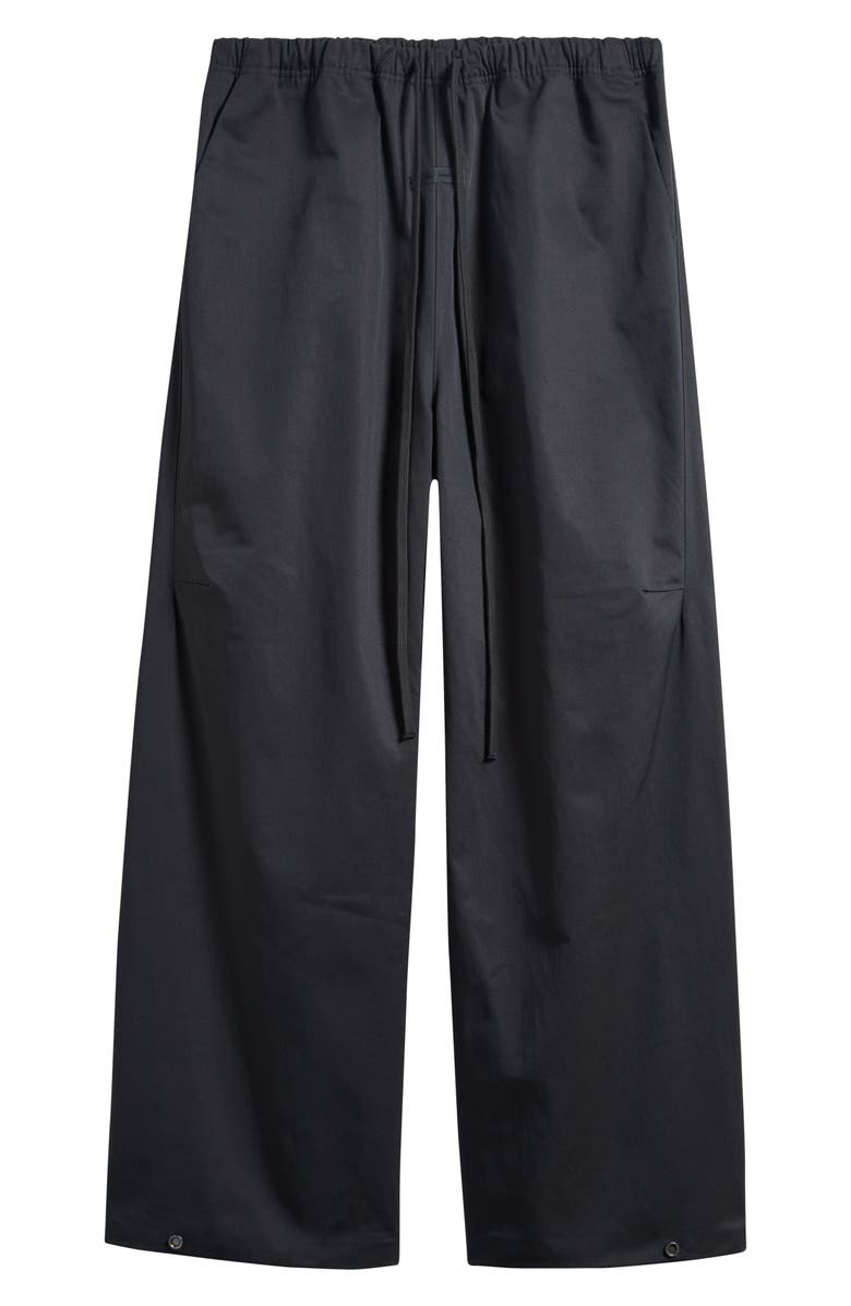 Fear of God Essentials Twill Work Pants, Alternate, color, Jet Black