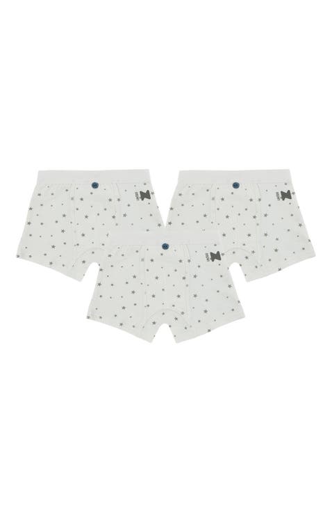 Buttoned Boxers (Set of 3)