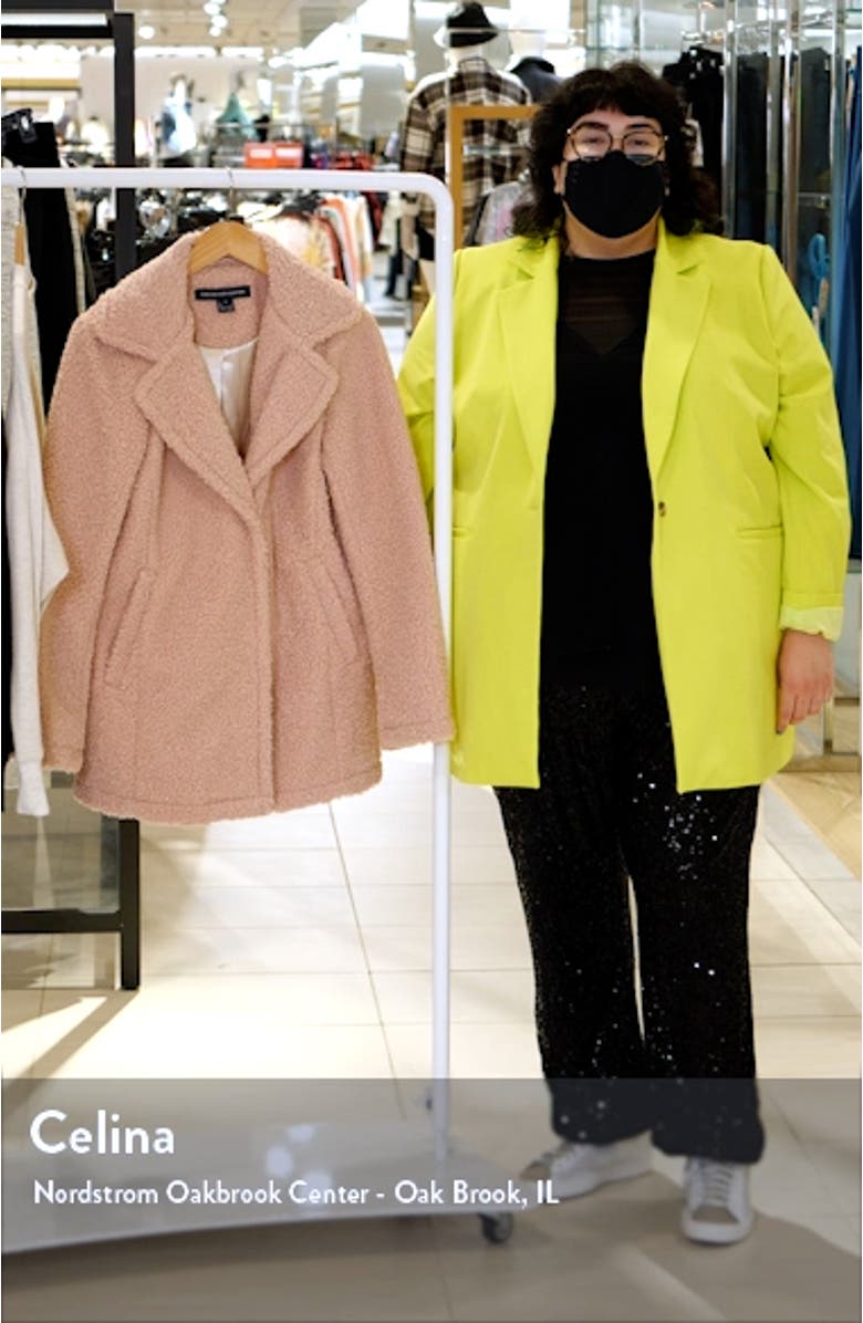 Faux Fur Teddy Jacket, sales video thumbnail