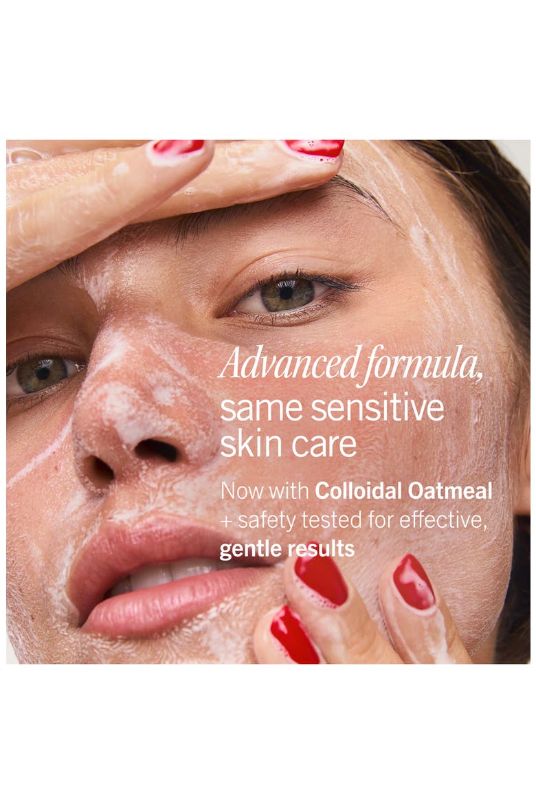 Ultra Gentle Cream-to-Foam Face Cleanser with Colloidal Oatmeal + Glycerin, Alternate, color, NO COLOR