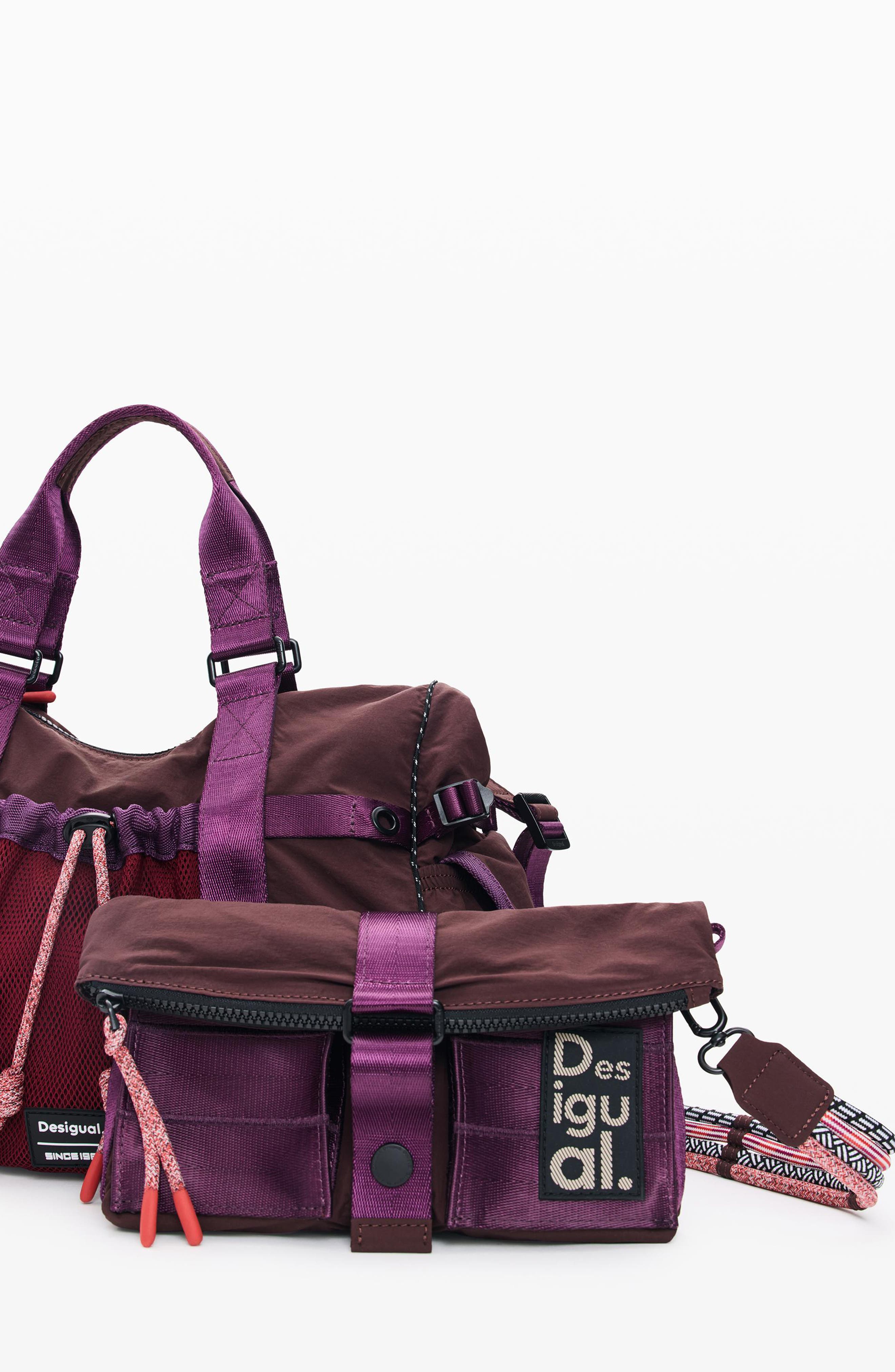2-in-1 Convertible Backpack Bag, Alternate, color, BURGUNDY