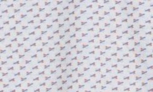 Bugatchi Miles Ooohcotton® Abstract Print Short Sleeve Button-up Shirt In Lilac