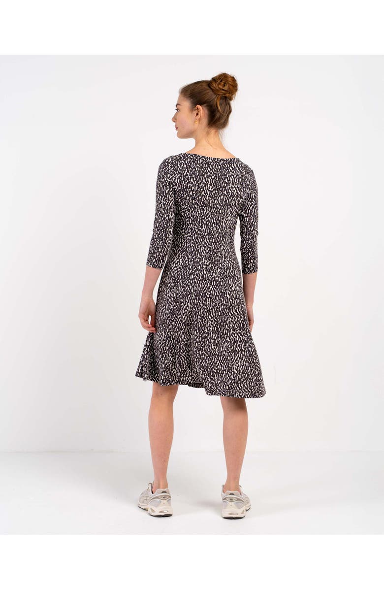 Kettlewell Isla 3/4 Sleeve Dress, Alternate, color, Espresso