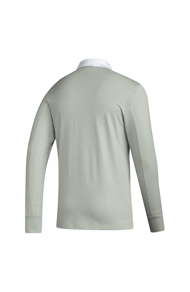 adidas Men's adidas 2023 Player Gray San Jose Earthquakes Travel Long Sleeve Polo, Alternate, color, Gray