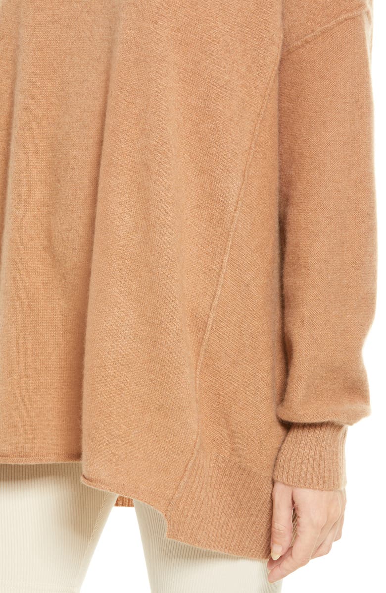 Free People Boyfriend Cashmere Hoodie Sweater, Alternate, color, 