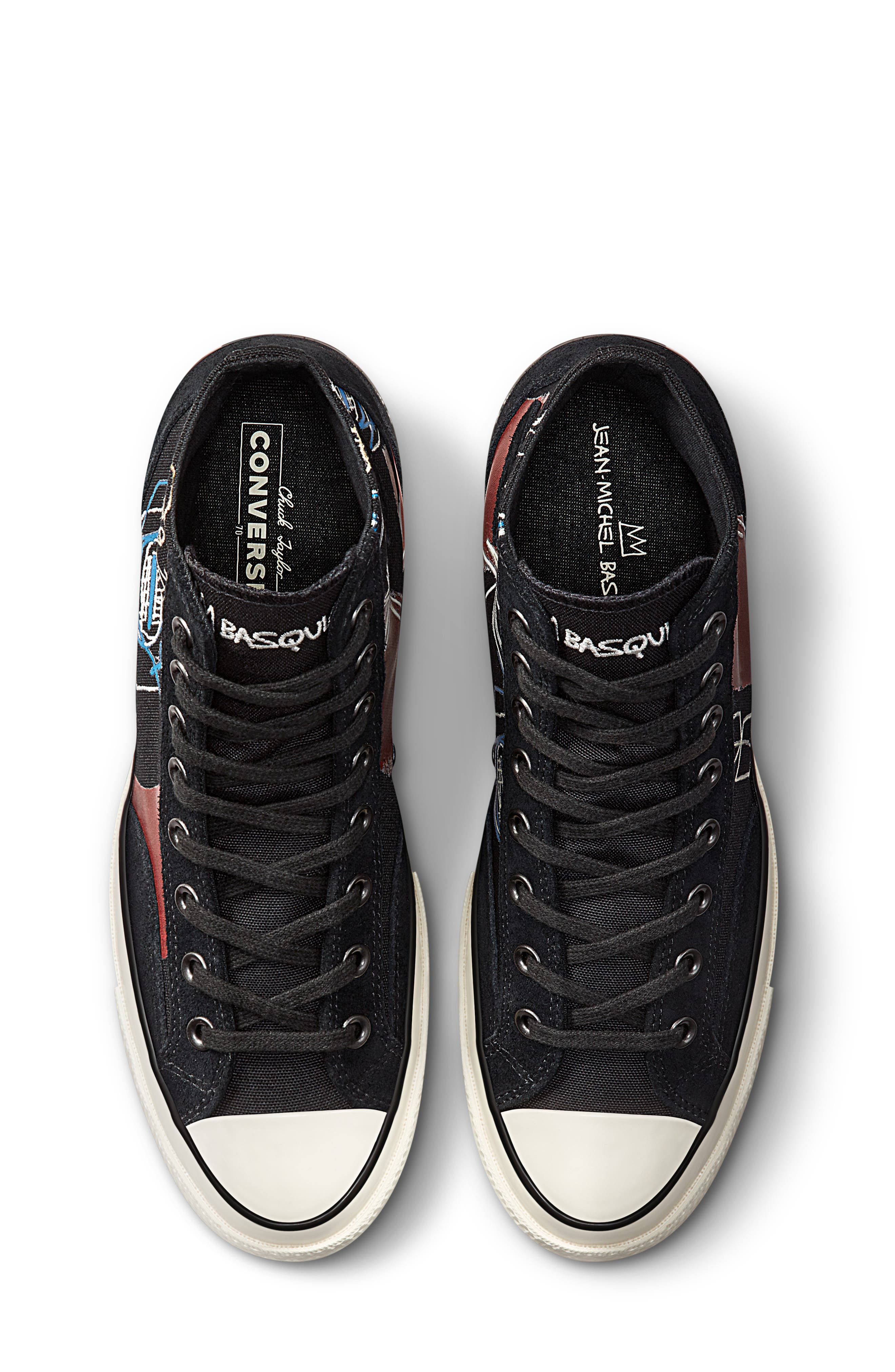 Converse x Jean-Michel Basquiat Chuck Taylor<sup>®</sup> All Star<sup>®</sup> 70 High Top Sneaker, Alternate, color, 