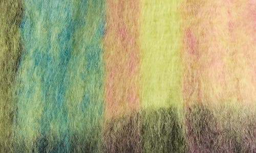 Bcbg Plaid Blanket Wrap Scarf In Multi