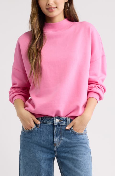Mock Neck Sweatshirt
