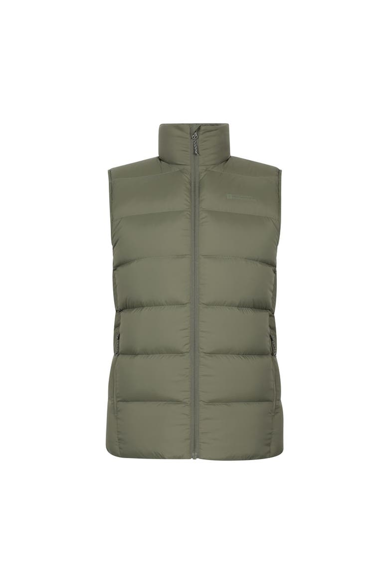 Stratus Down Packable Vest, Main, color, Khaki Green